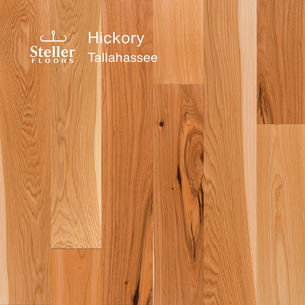 Steller Floors - All-In Hickory Solid Wood Flooring Project Pack + FREE Shipping