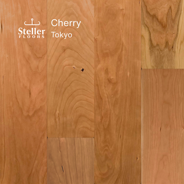 Steller Floors - All-In Cherry, Solid Wood Flooring Project Pack + FREE Shipping