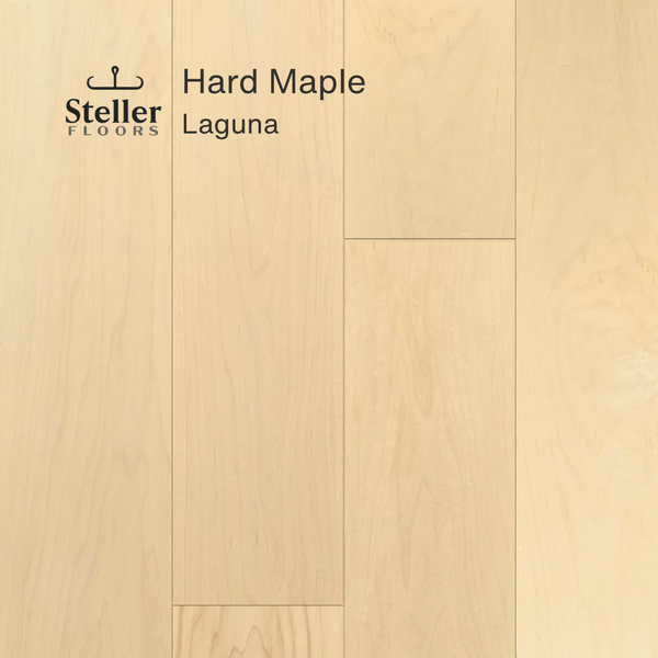 Steller Floors - All-In Hard Maple, Solid Wood Flooring Project Pack + FREE Shipping