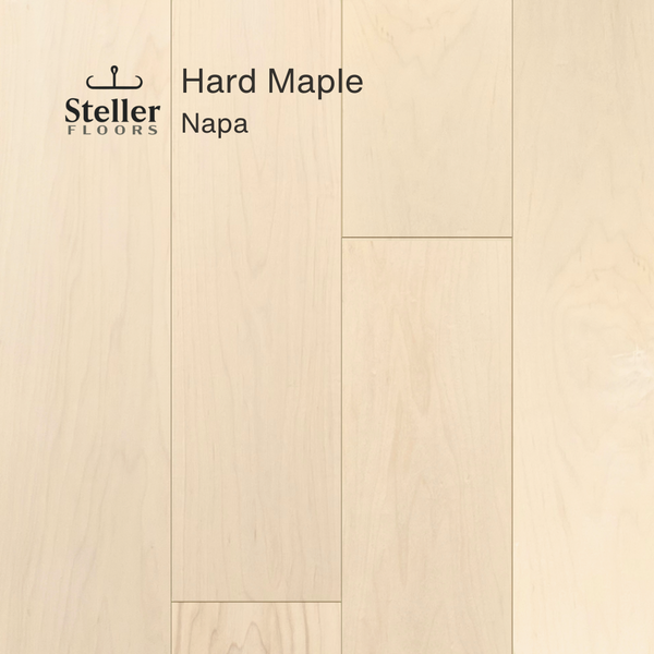 Steller Floors - All-In Hard Maple, Solid Wood Flooring Project Pack + FREE Shipping