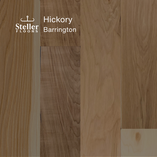 Steller Floors - All-In Hickory Solid Wood Flooring Project Pack + FREE Shipping