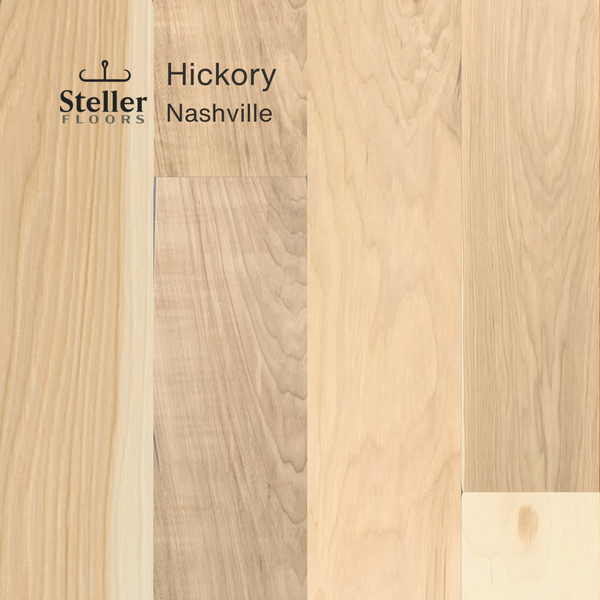 Steller Floors - All-In Hickory Solid Wood Flooring Project Pack + FREE Shipping