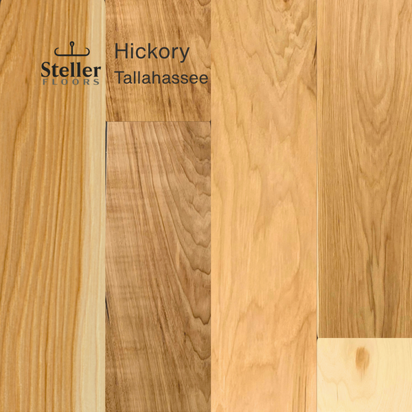 Steller Floors - All-In Hickory Solid Wood Flooring Project Pack + FREE Shipping