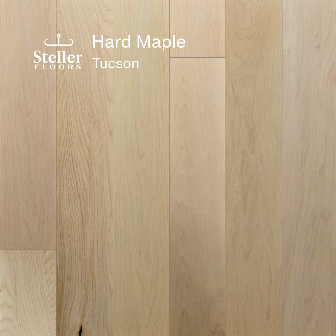 Steller Floors - All-In Hard Maple, Solid Wood Flooring Project Pack + FREE Shipping