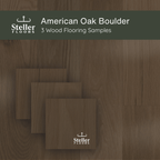 American Oak Boulder by Steller Floors - Sample 3-Pack - Includes Clips & Free Shipping
