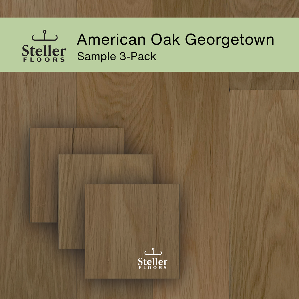 Steller Floors Sample 3-Pack - American Oak Georgetown