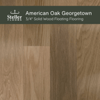 American Oak Georgetown by Steller Floors - Sample 3-Pack - Includes Clips & Free Shipping