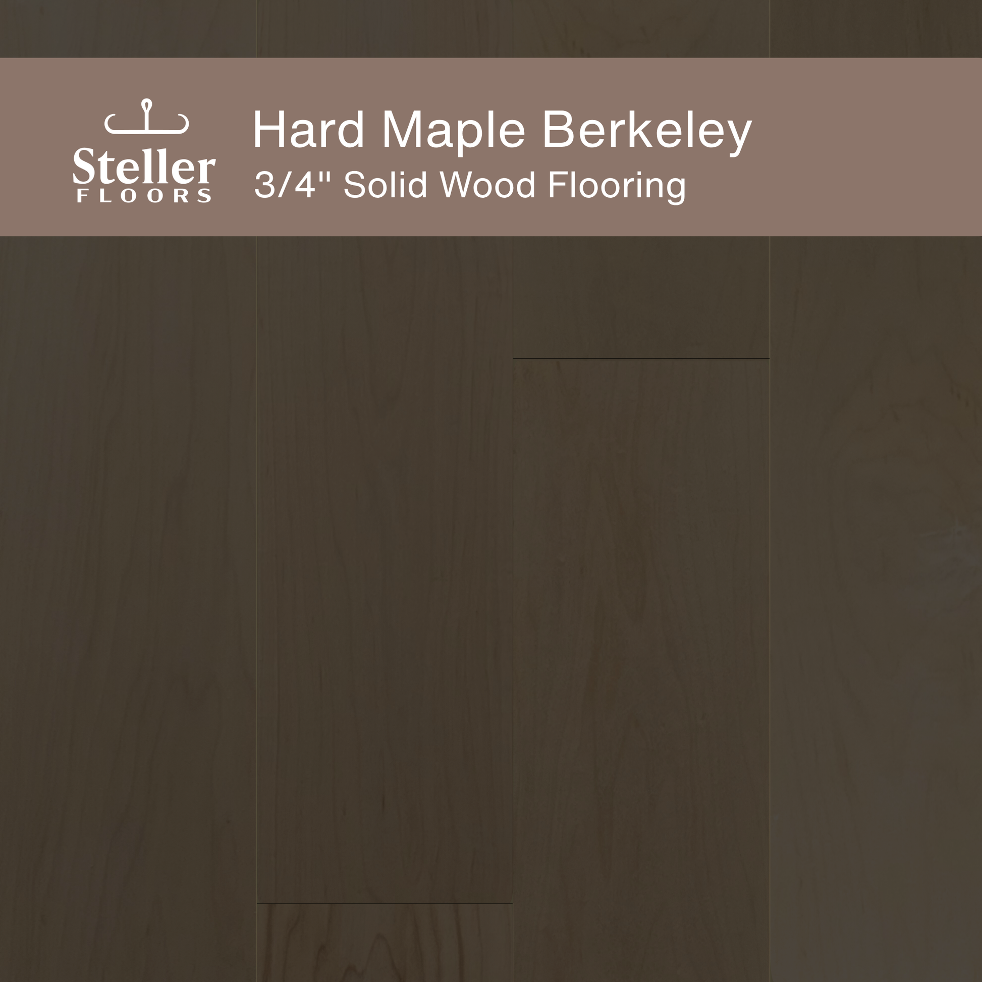 Steller Floors - 3/4" Solid Wood Floating Flooring - Hard Maple Berkeley