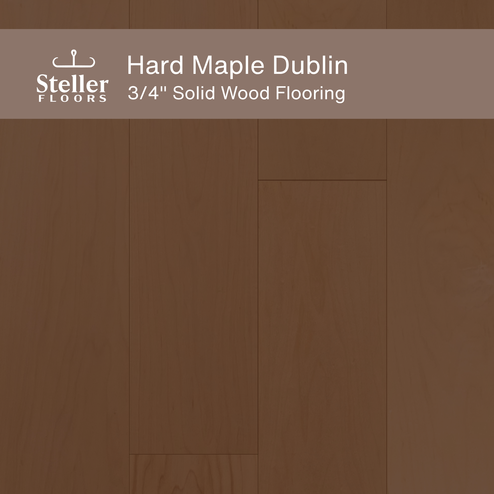 Steller Floors - 3/4" Solid Wood Floating Flooring - Hard Maple Dublin