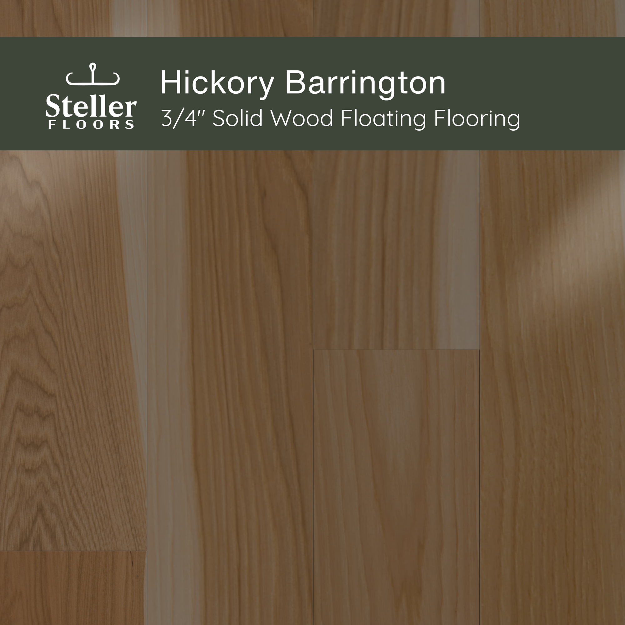 Hickory Barrington by Steller Floors - Sample 3-Pack - Includes Clips & Free Shipping