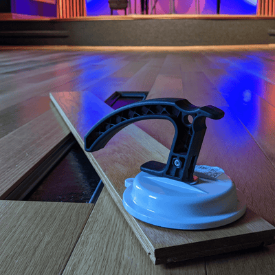 Steller Quincy White Oak in Music School Performance Studio - Easy Single Plank Repairs