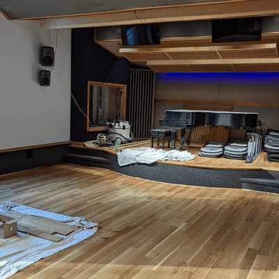 Steller Quincy White Oak in Music School Performance Studio - Low Overage Requirement 2