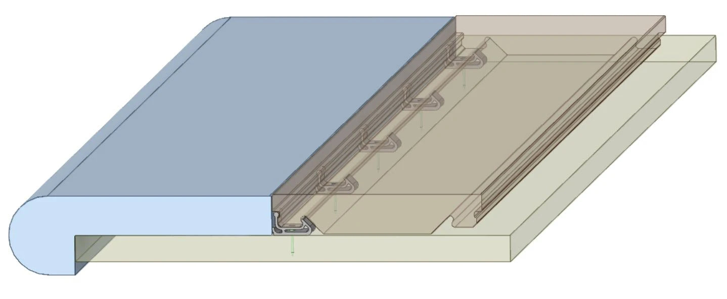 Assembly System Clips, Single-sided, bag of 10 (Static)