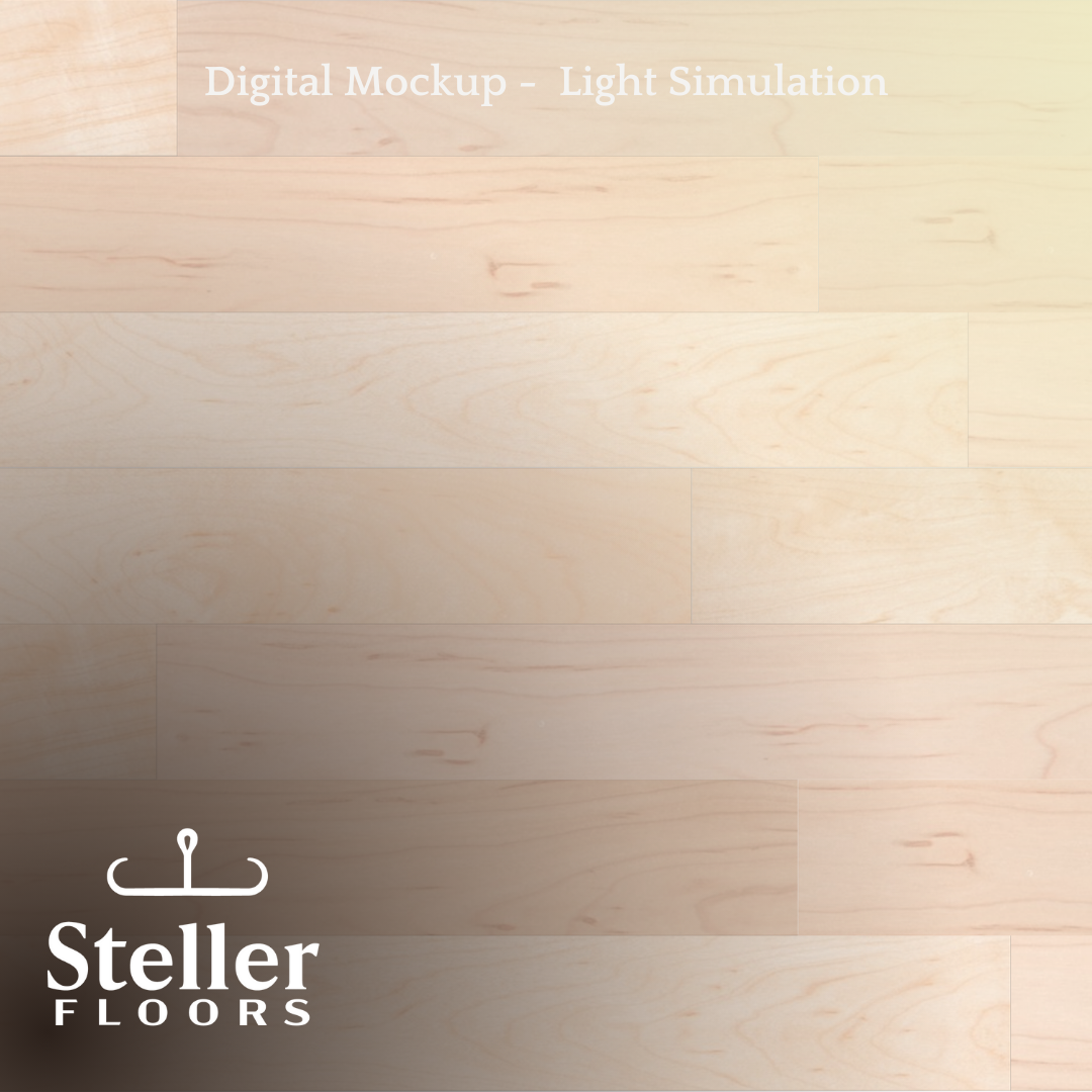 Napa Hard Maple by Steller - Light Simulation