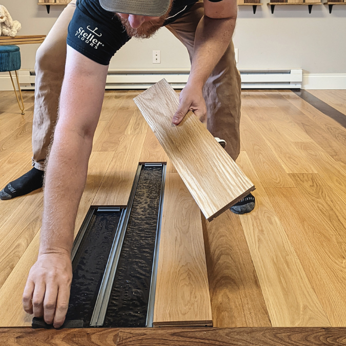 Steller Floors have virtually unlimited flexibility